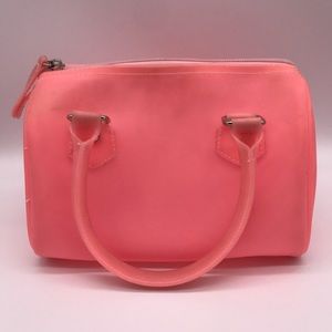 Pink Silicone Purse w/ Lock & Key